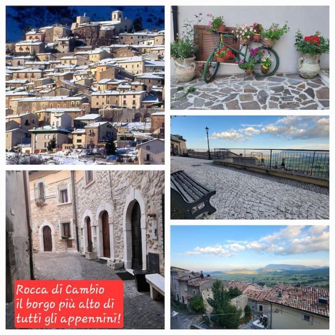 Apartamento Attico E Super Attico Panoramico Rocca di Cambio Exterior foto